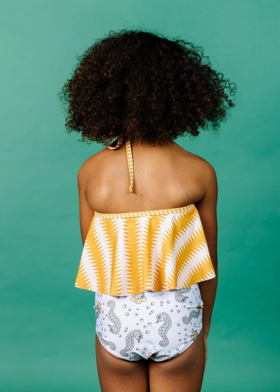 Sea-Haw | Mini Down in Front Ruffle Bottoms