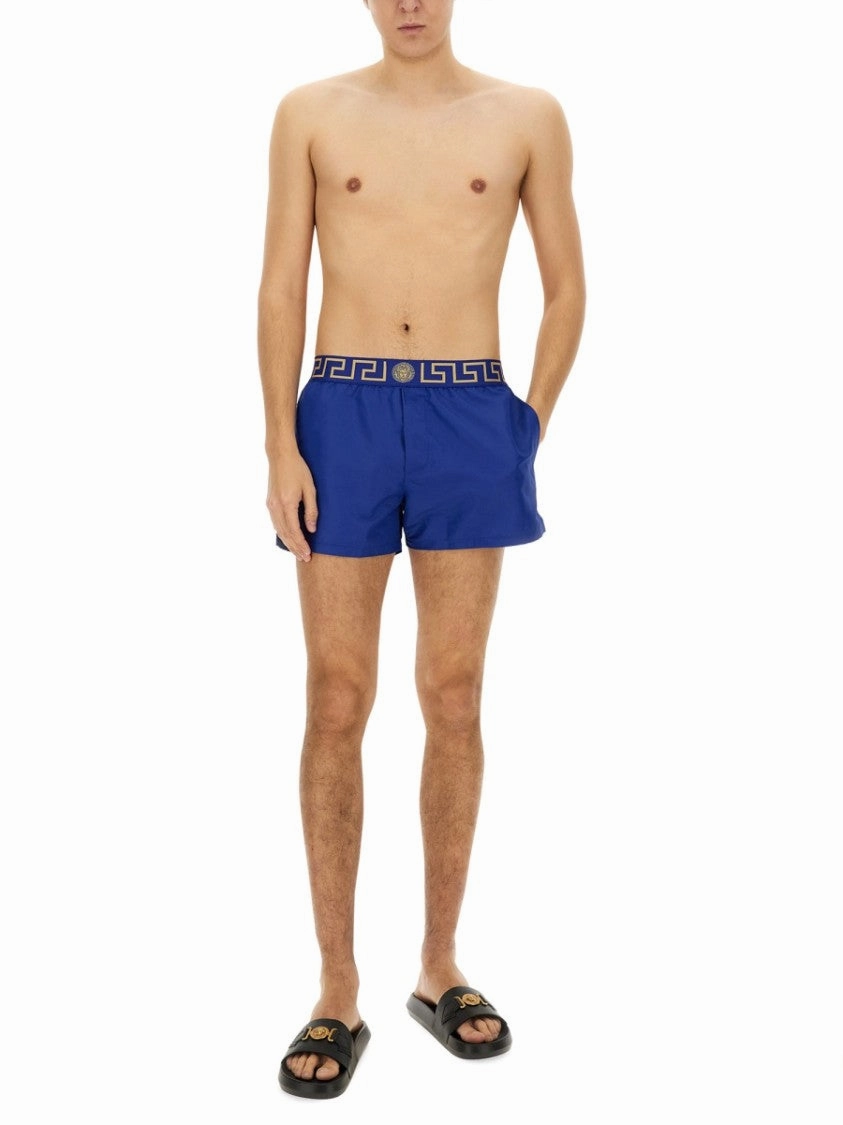 Sea Shorts With Greek Border