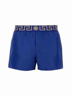 Sea Shorts With Greek Border summer mens swimwear, mens athletic swimwear