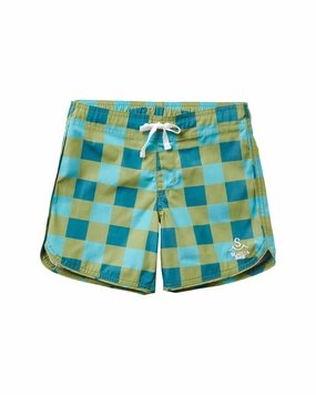Seaesta Surf Seaesta Scallop Retro Flare Boardshorts boys swimwear sets, boys swim trunks