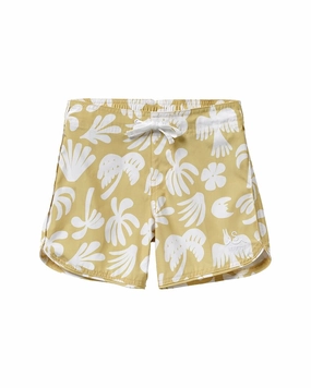 Seaesta Surf x Ty Williams Khaki Boardshorts boys swimwear sets, boys swim trunks