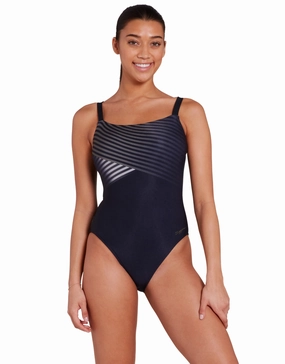 Seafarer Adjustable Classicback Swimsuit - Black minimalistic swimsuits women, sleek swimwear styles