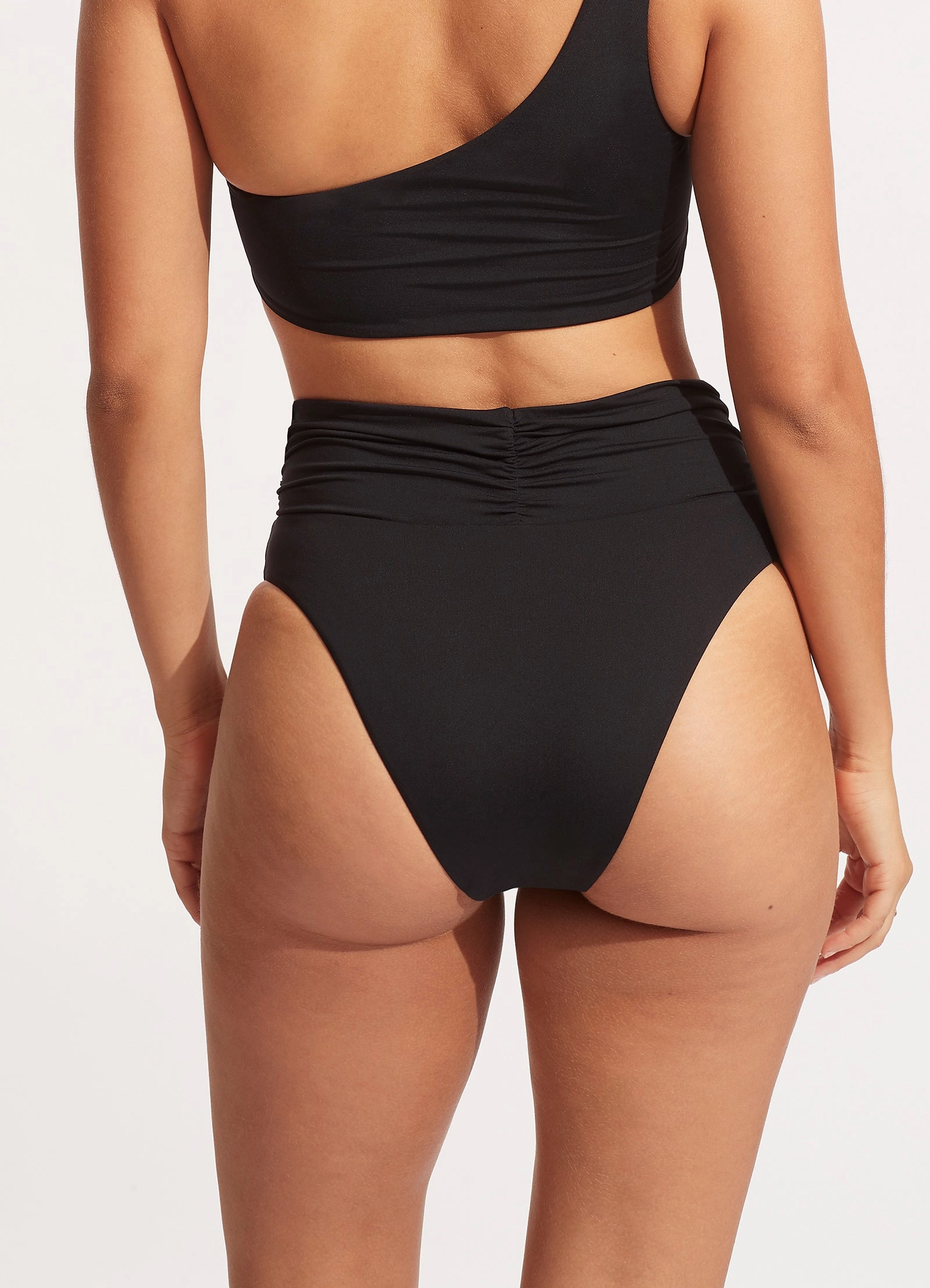 Seafolly Collective High Cut Rio - Black