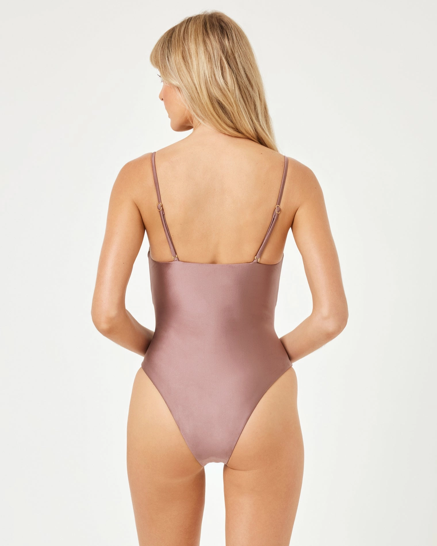 Seas The Day One Piece Swimsuit - Smoky Quartz