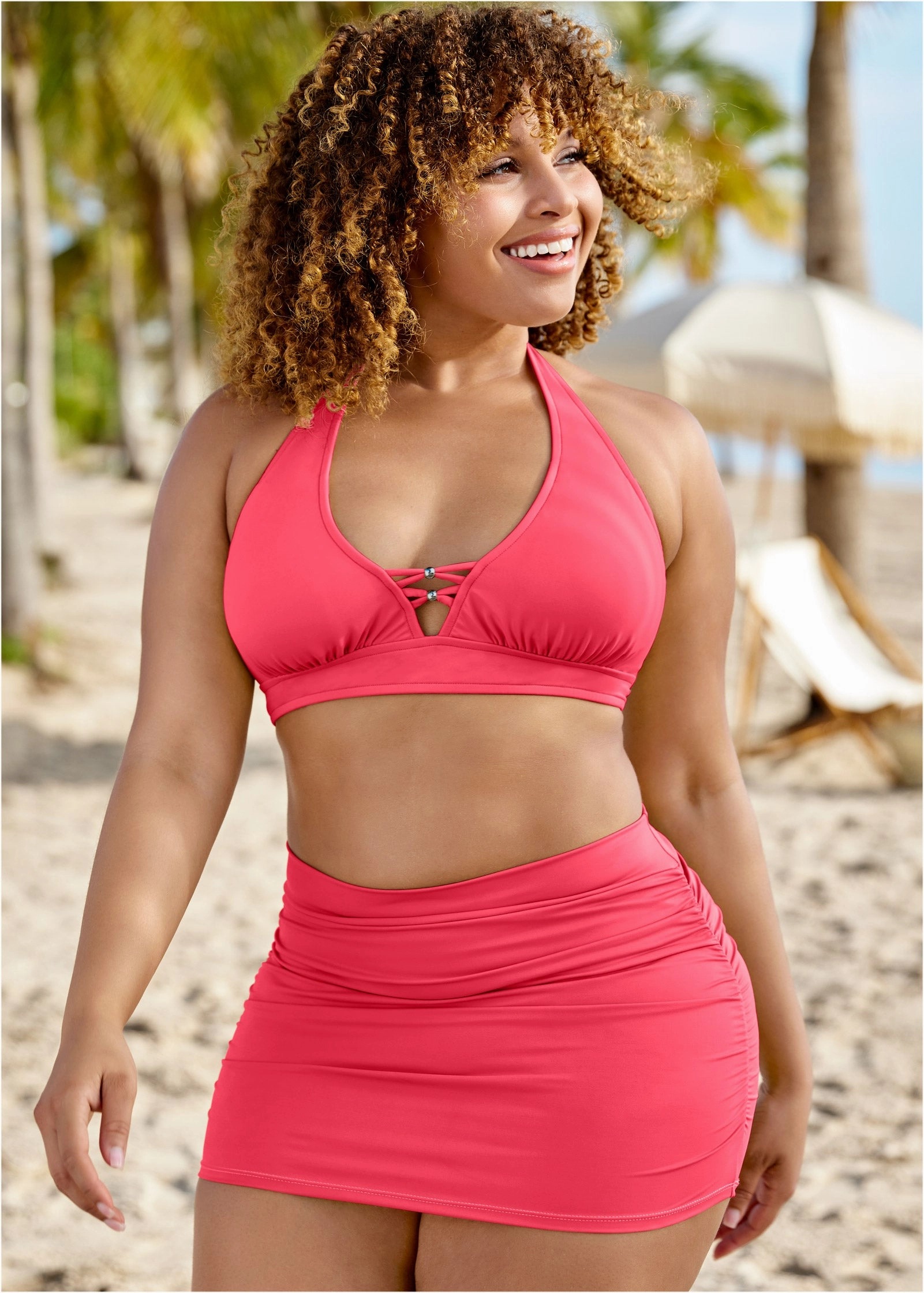 Sensational Swim Skirt - Sunset Pink