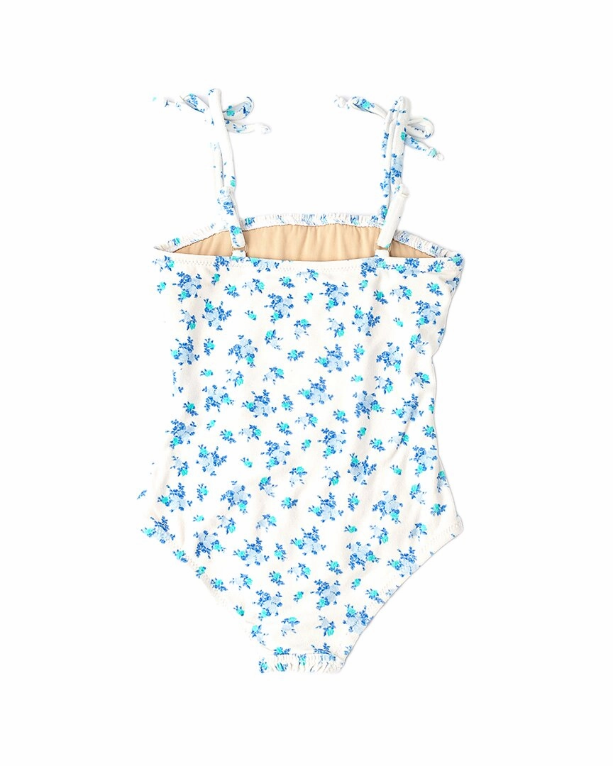 Shade Critters Cottage Rose Terry Smocked Swimsuit