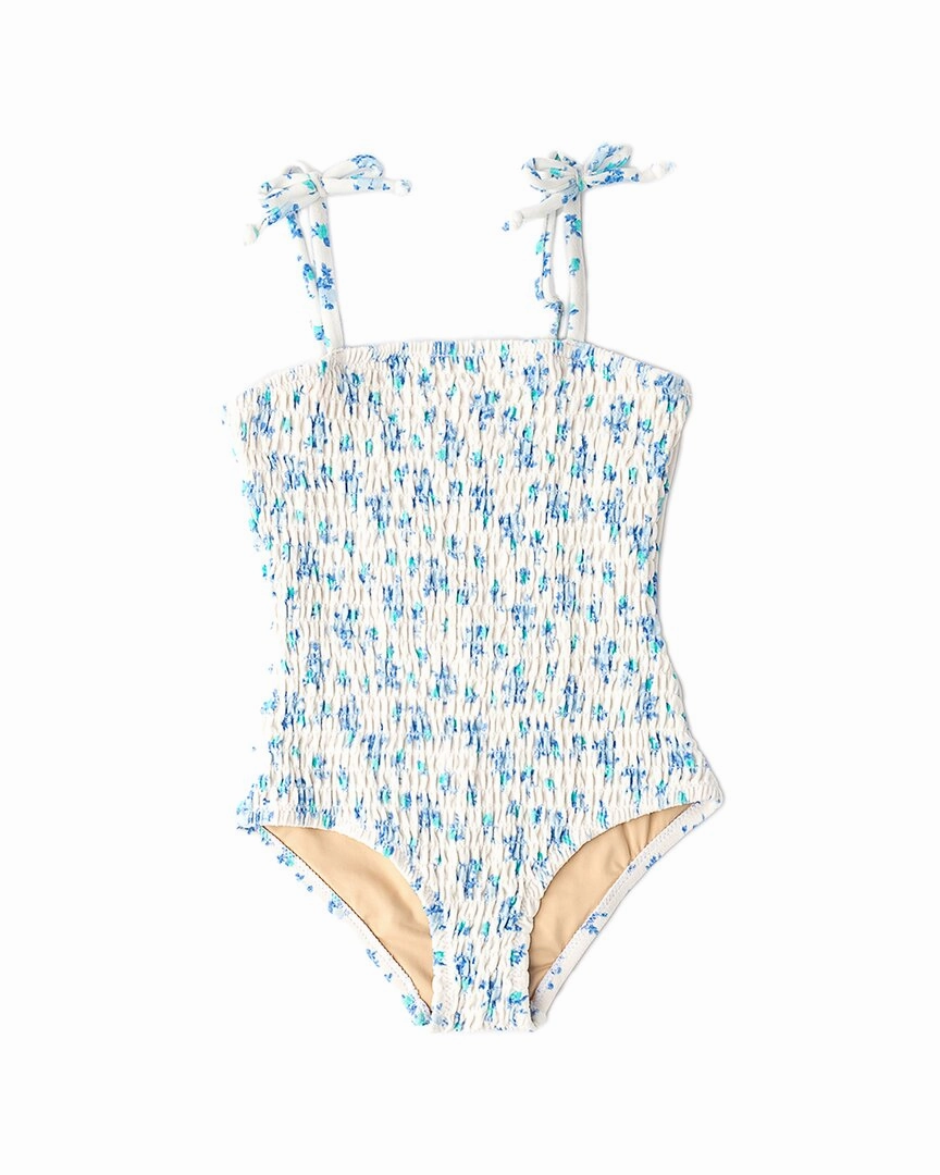 Shade Critters Cottage Rose Terry Smocked Swimsuit stylish teen girl swimsuits, teen girls swimwear sets
