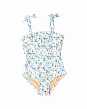 Shade Critters Cottage Rose Terry Smocked Swimsuit stylish teen girl swimsuits, teen girls swimwear sets