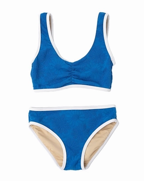 Shade Critters Floral Textured Bikini stylish teen girl swimsuits, teen girls swimwear sets