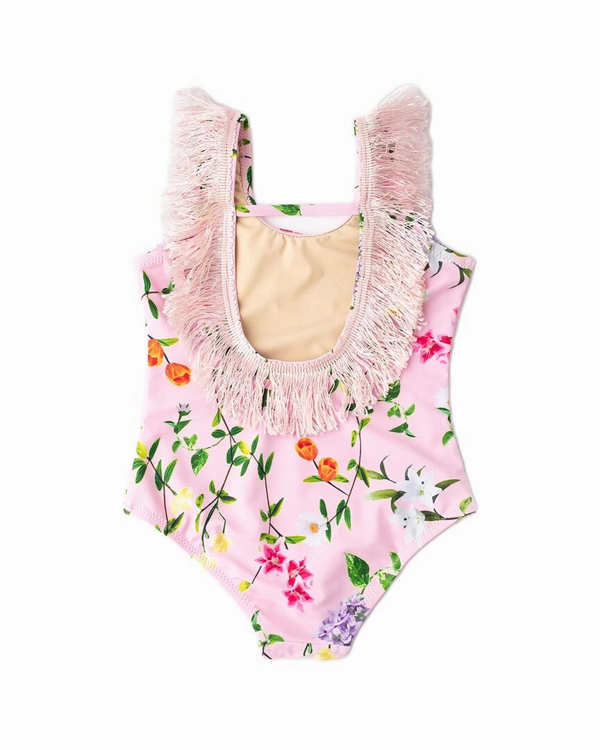 Shade Critters Wildflowers Fringe Back Swimsuit