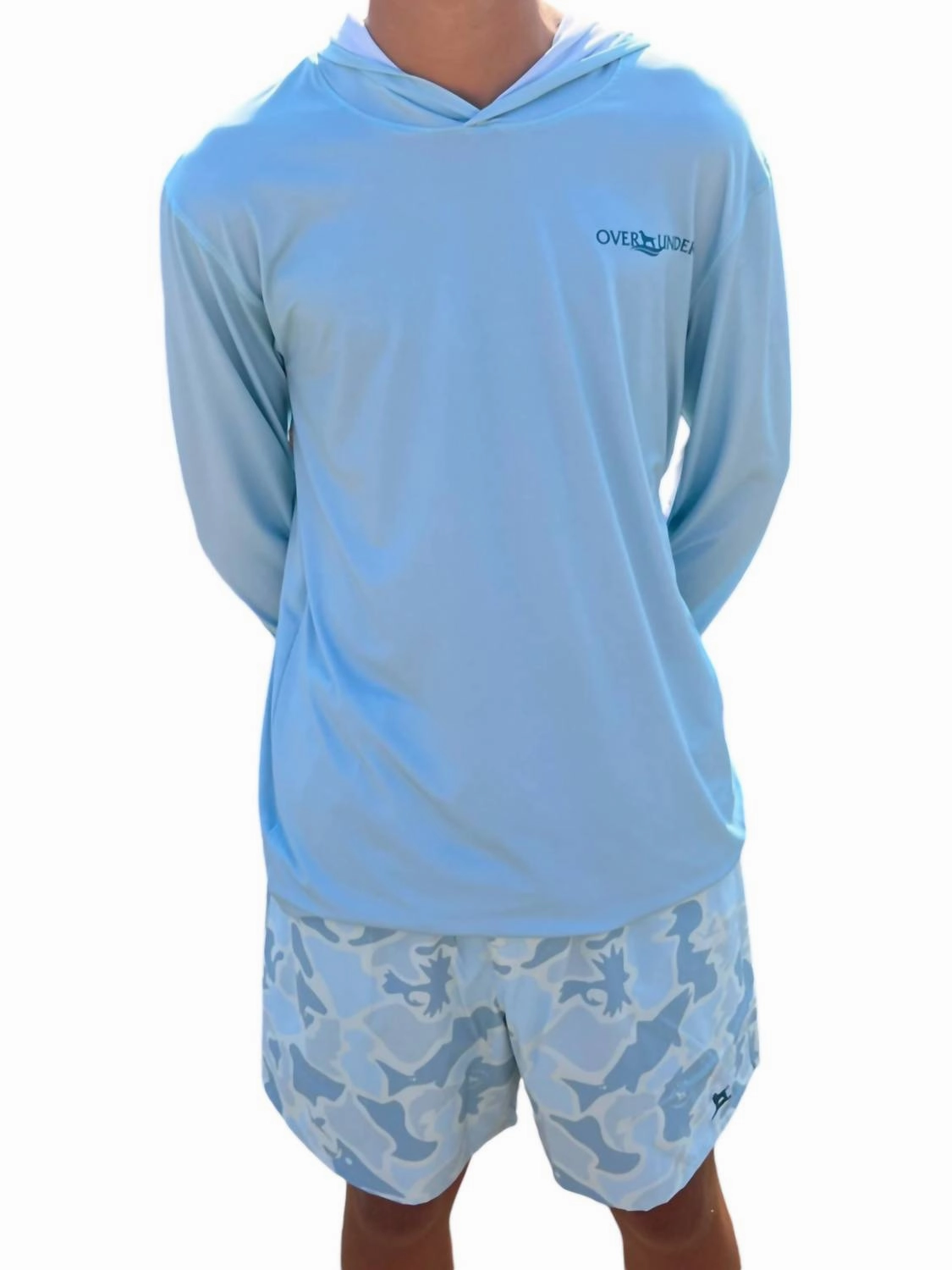 Shearwater Swim Trunks In Water Camo mens full coverage swimwear, stylish mens swim trunks