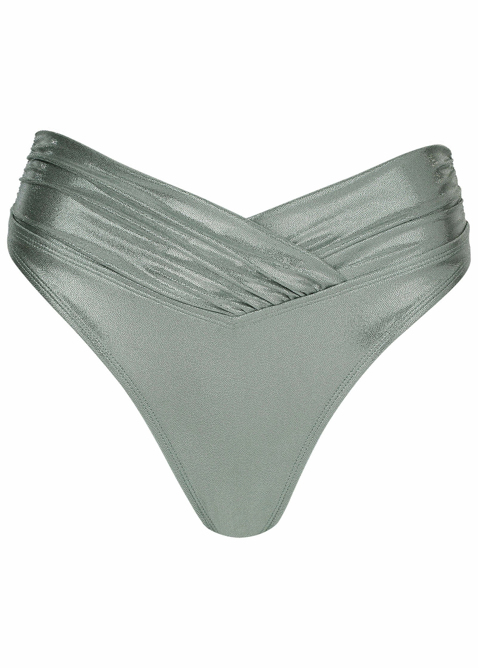 Shine Havana Midi Bottom - Silver Metallic