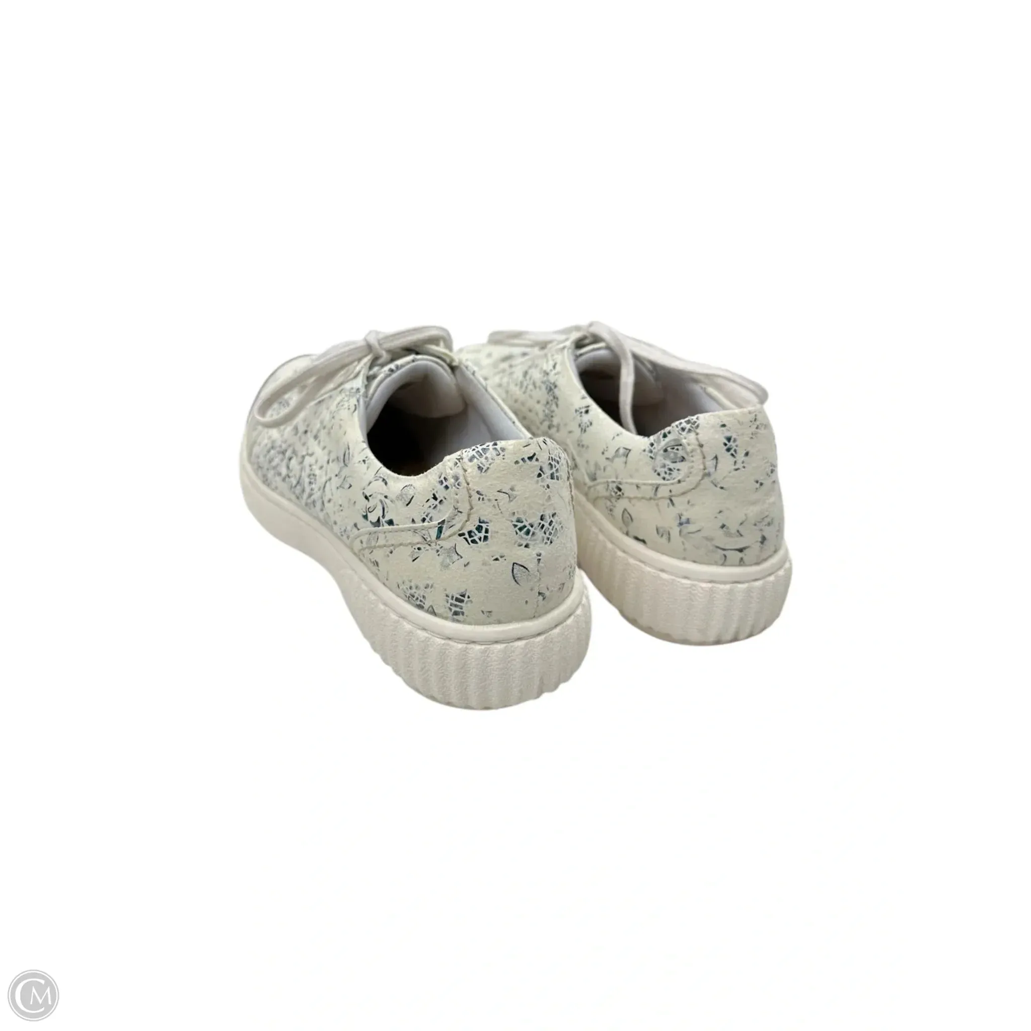 Shoes Athletic By Clarks In Blue & Cream, Size: 7.5 clarks