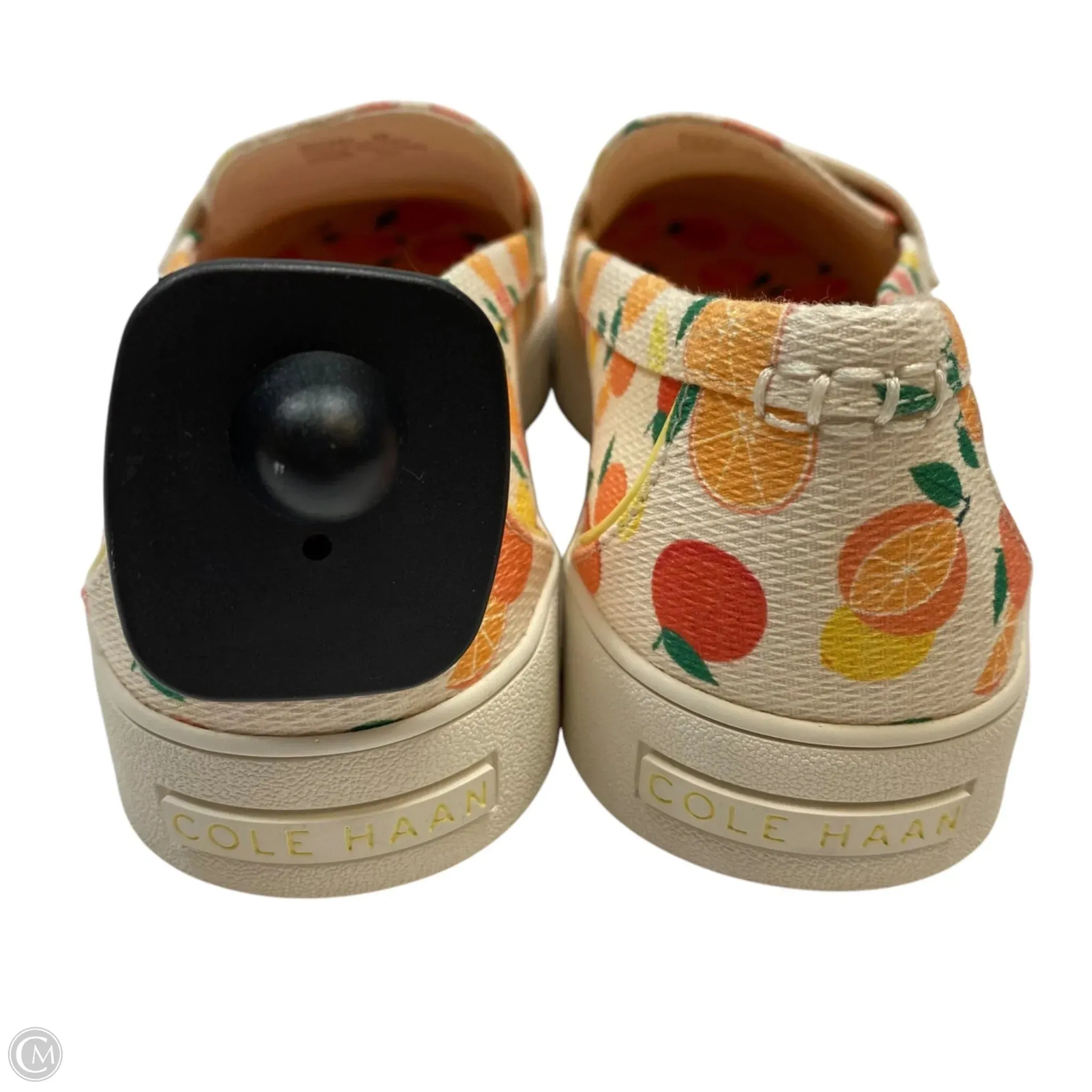 Shoes Designer By Cole-haan In Cream & Orange, Size: 8 cole haan