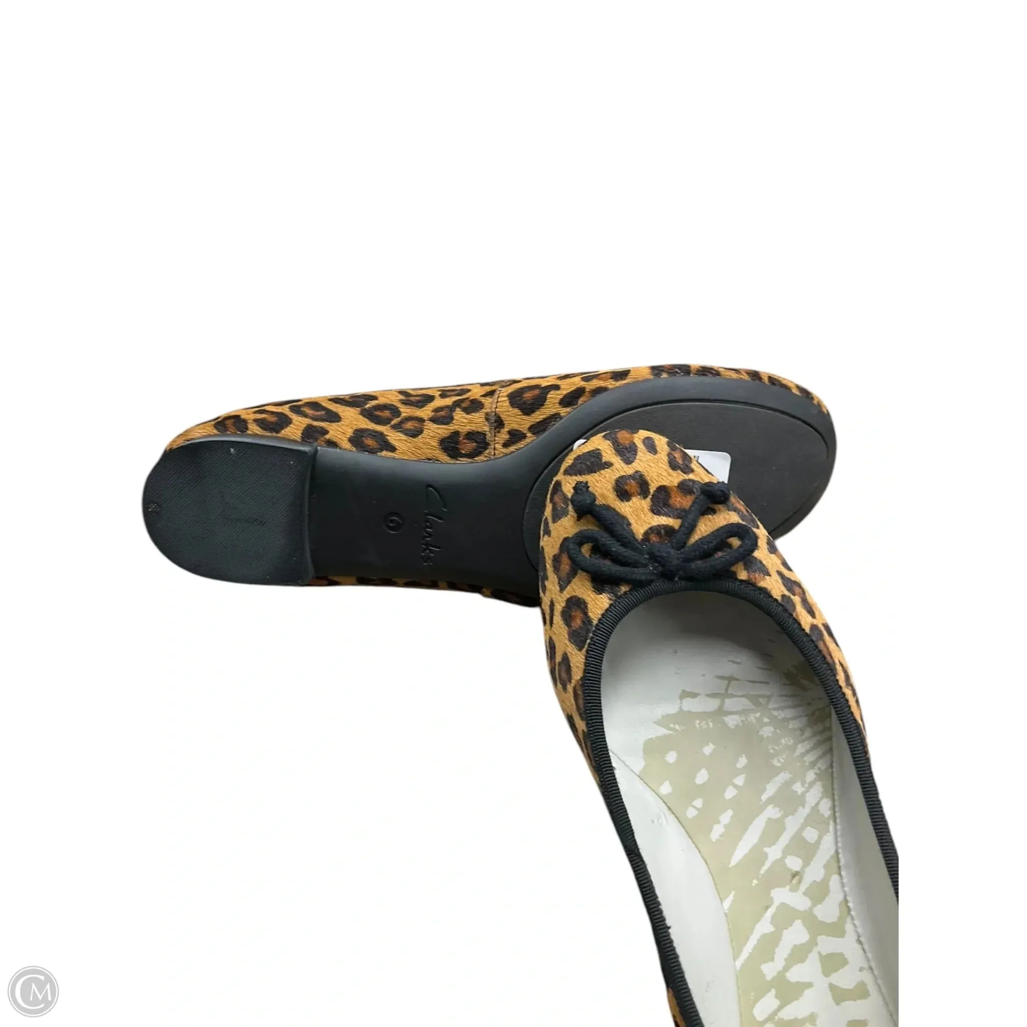 Shoes Flats By Clarks In Animal Print, Size: 6 clarks