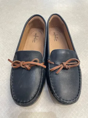 Shoes Flats By Clarks In Black & Brown, Size: 8.5 clarks