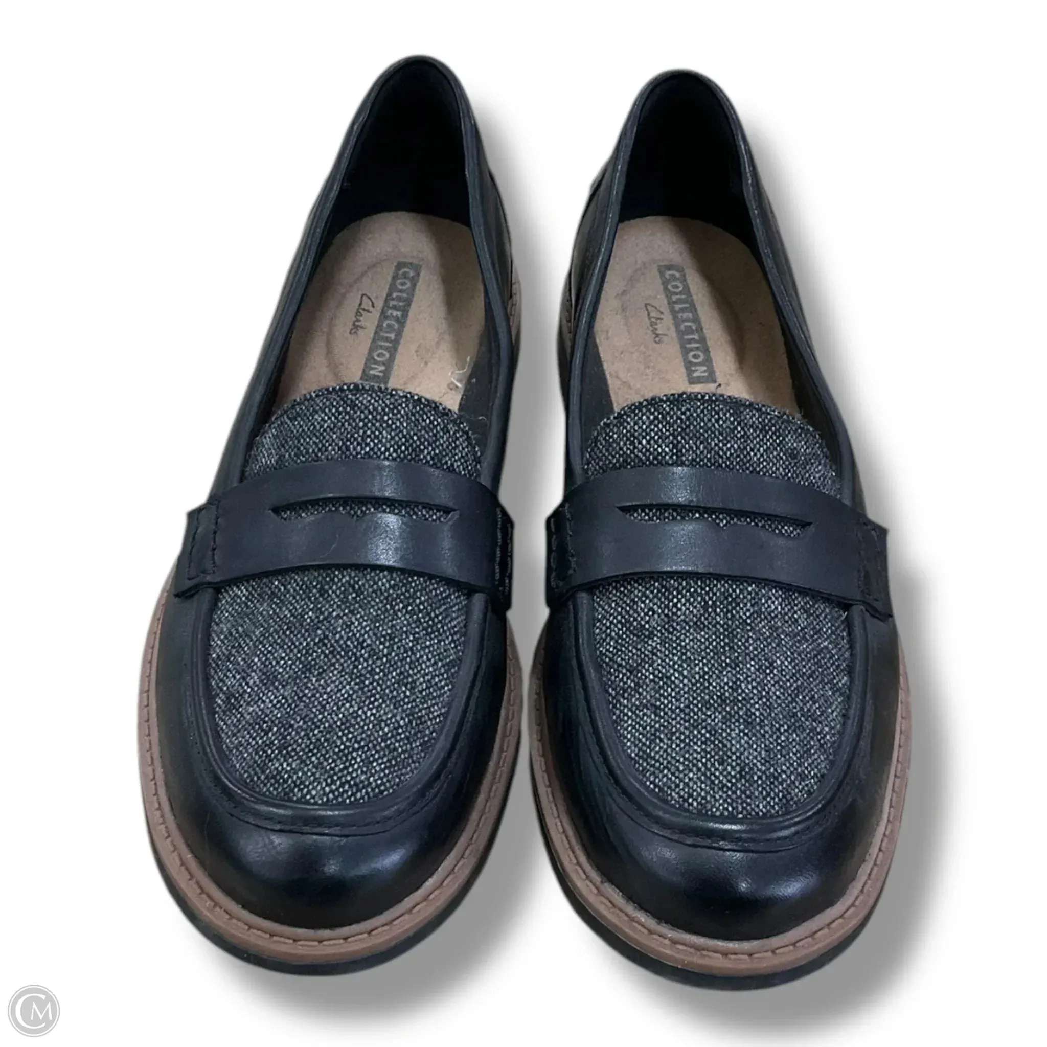 Shoes Flats By Clarks In Black, Size: 7 clarks