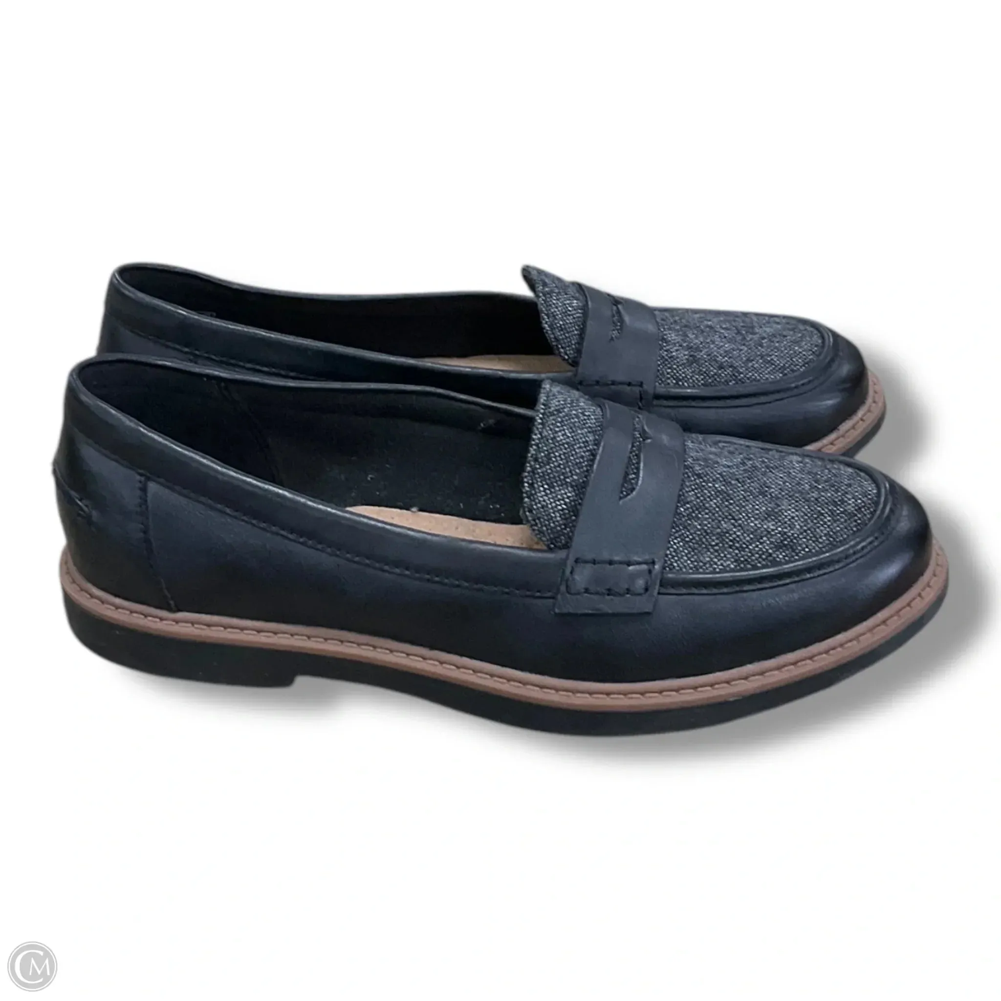 Shoes Flats By Clarks In Black, Size: 7 clarks