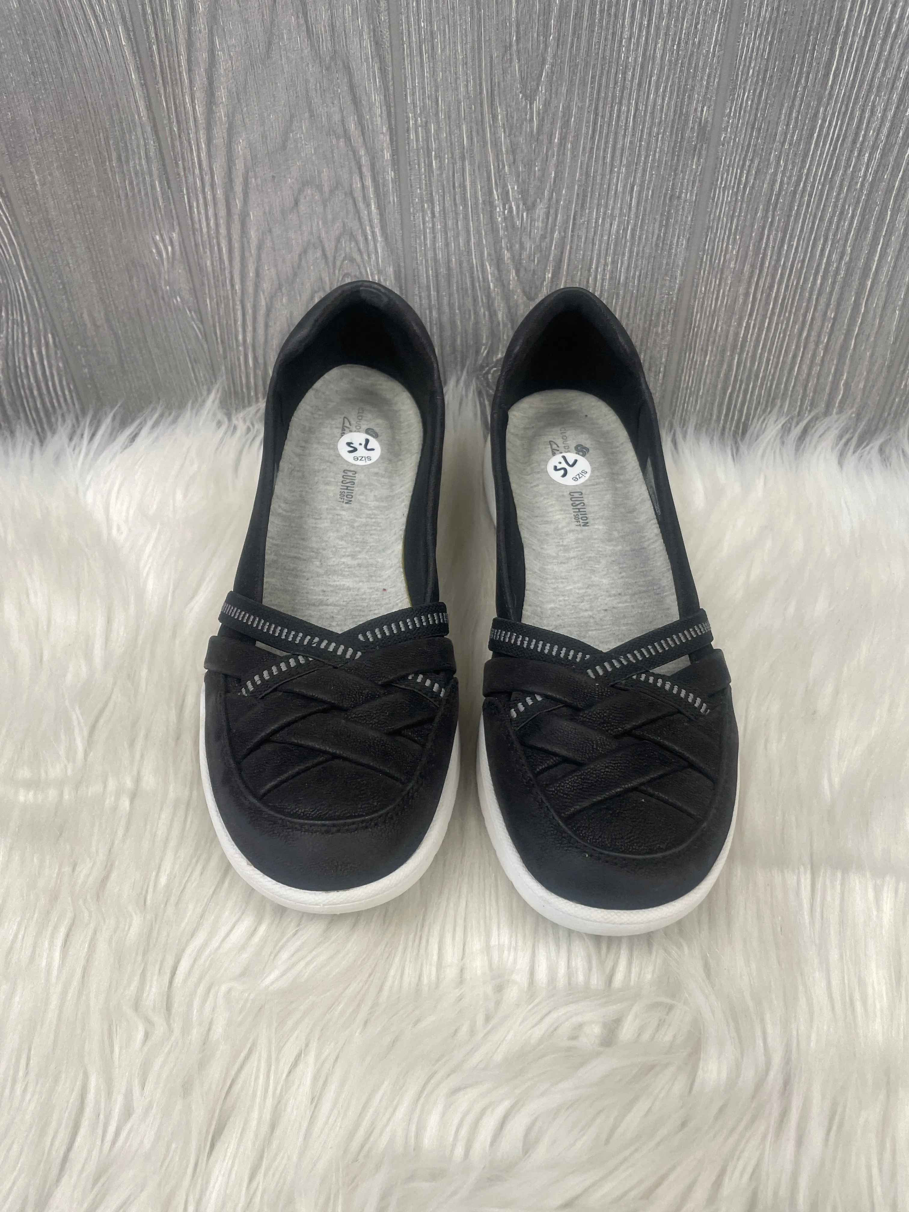 Shoes Flats By Clarks In Black, Size: 7.5 clarks