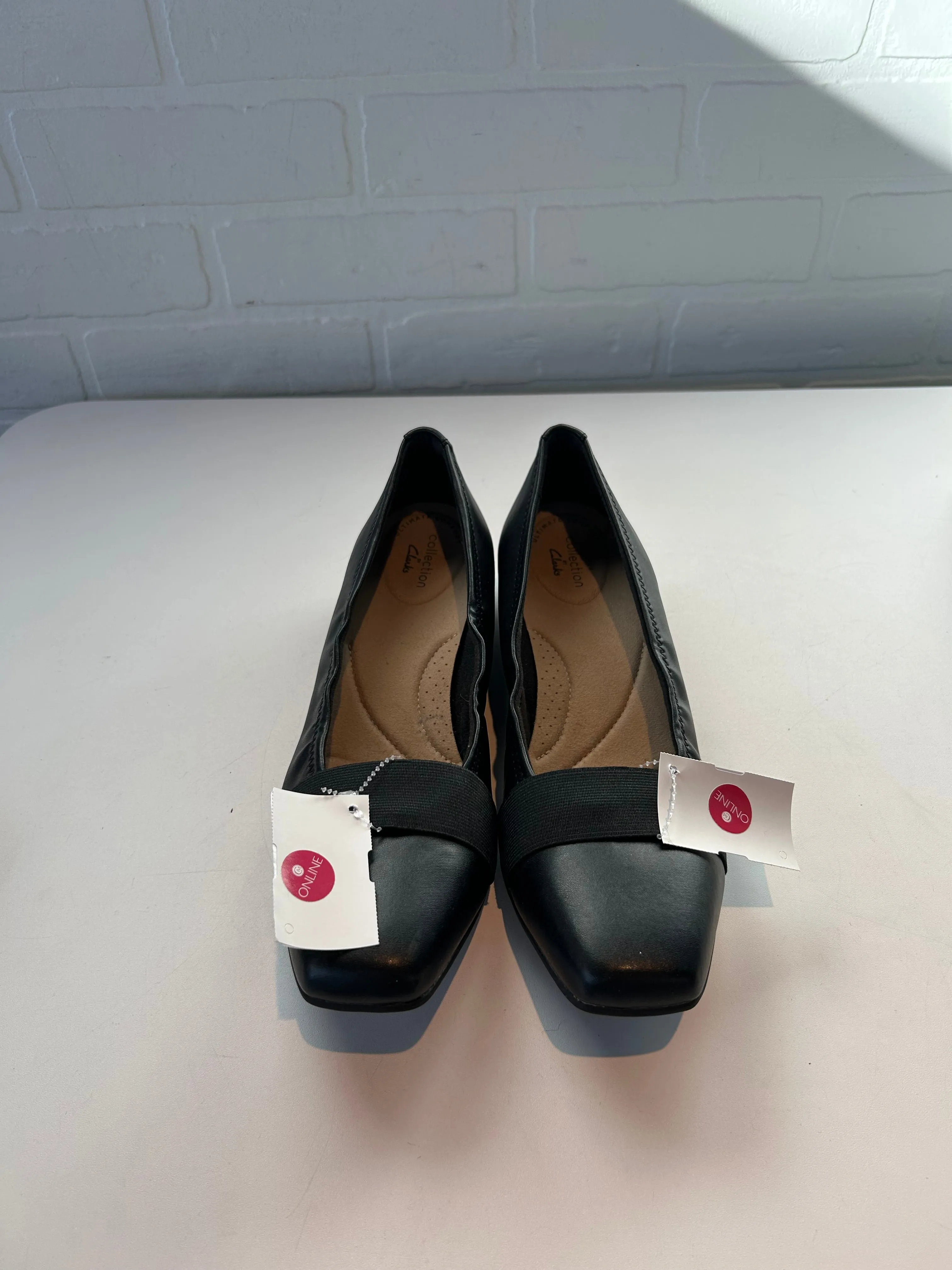 Shoes Flats By Clarks In Black, Size: 9.5 clarks