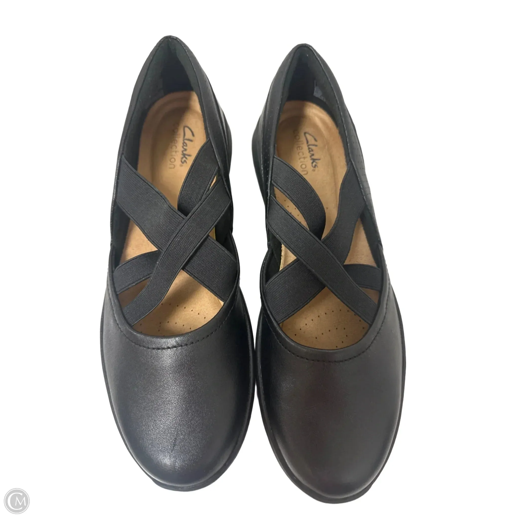 Shoes Flats By Clarks In Black, Size: 9.5 clarks