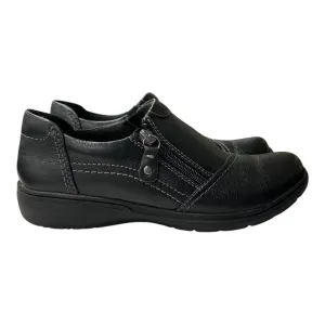 Shoes Flats By Clarks In Black, Size:9 clarks