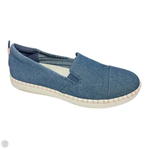 Shoes Flats By Clarks In Blue Denim, Size: 9.5 clarks