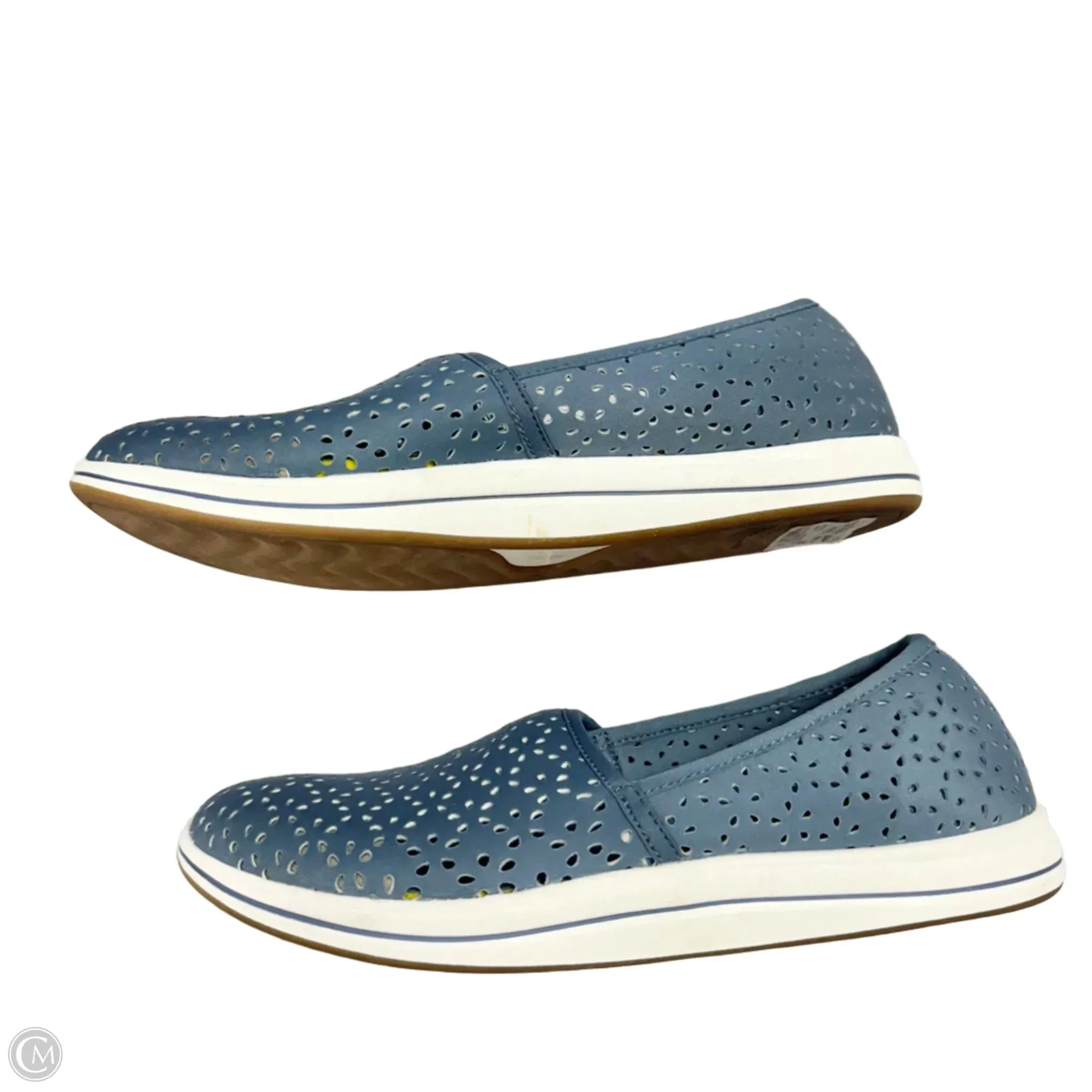Shoes Flats By Clarks In Blue, Size: 7.5 clarks