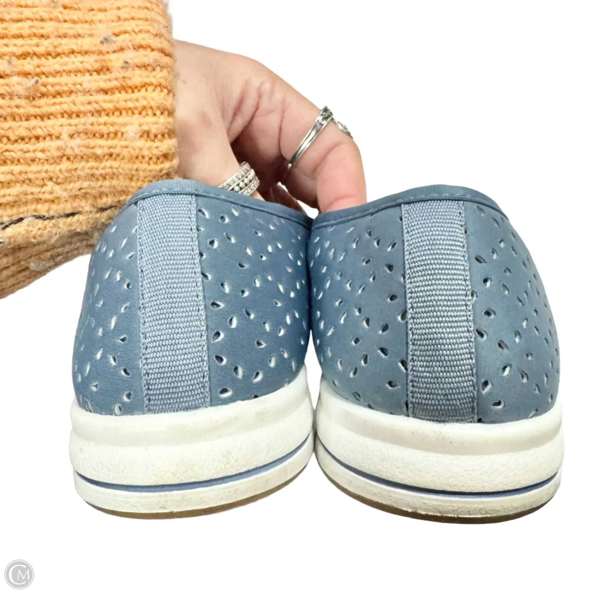 Shoes Flats By Clarks In Blue, Size: 7.5 clarks