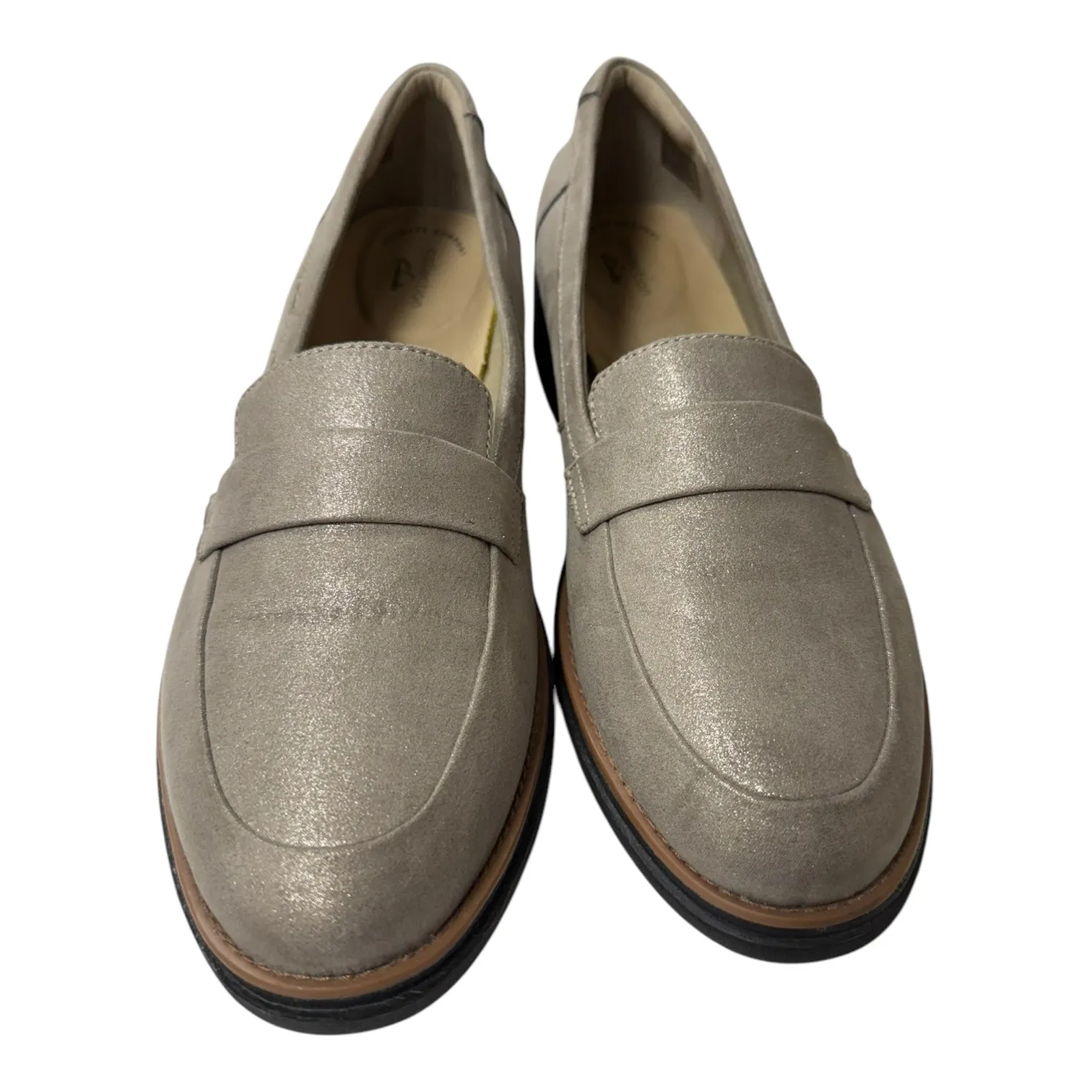 Shoes Flats By Clarks In Brown, Size:12 clarks