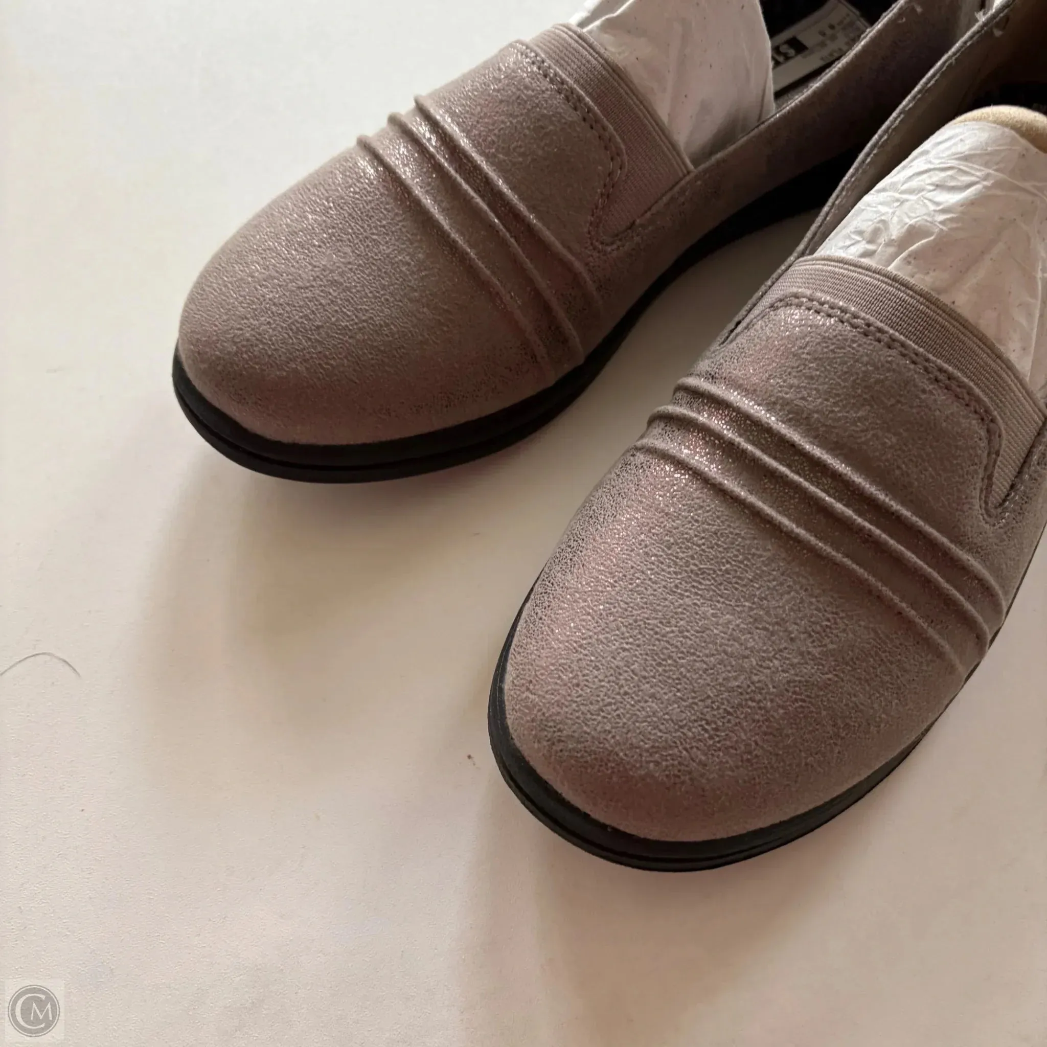 Shoes Flats By Clarks In Gold, Size: 9.5 clarks