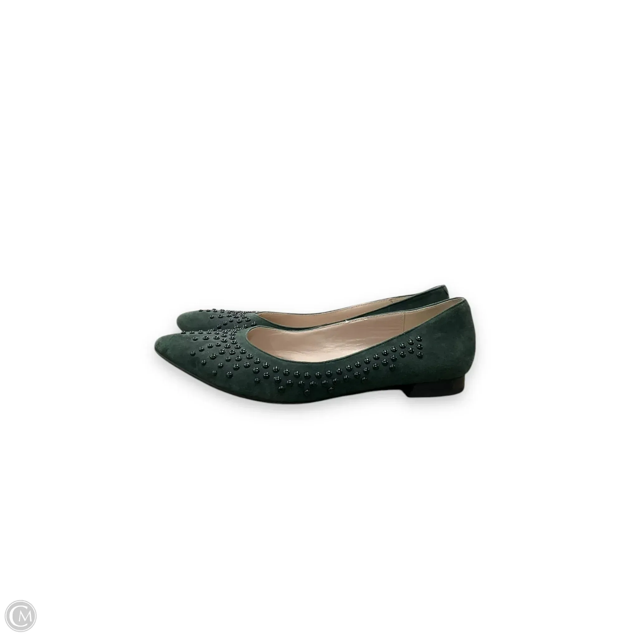 Shoes Flats By Clarks In Green, Size: 7 clarks