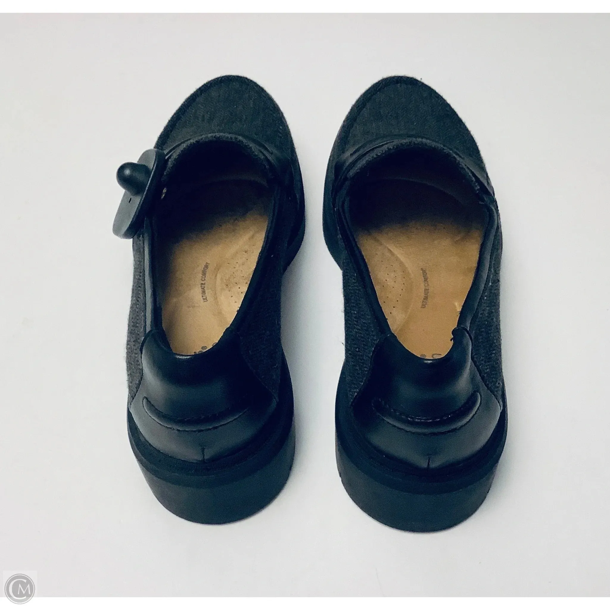Shoes Flats By Clarks In Grey, Size: 9 clarks