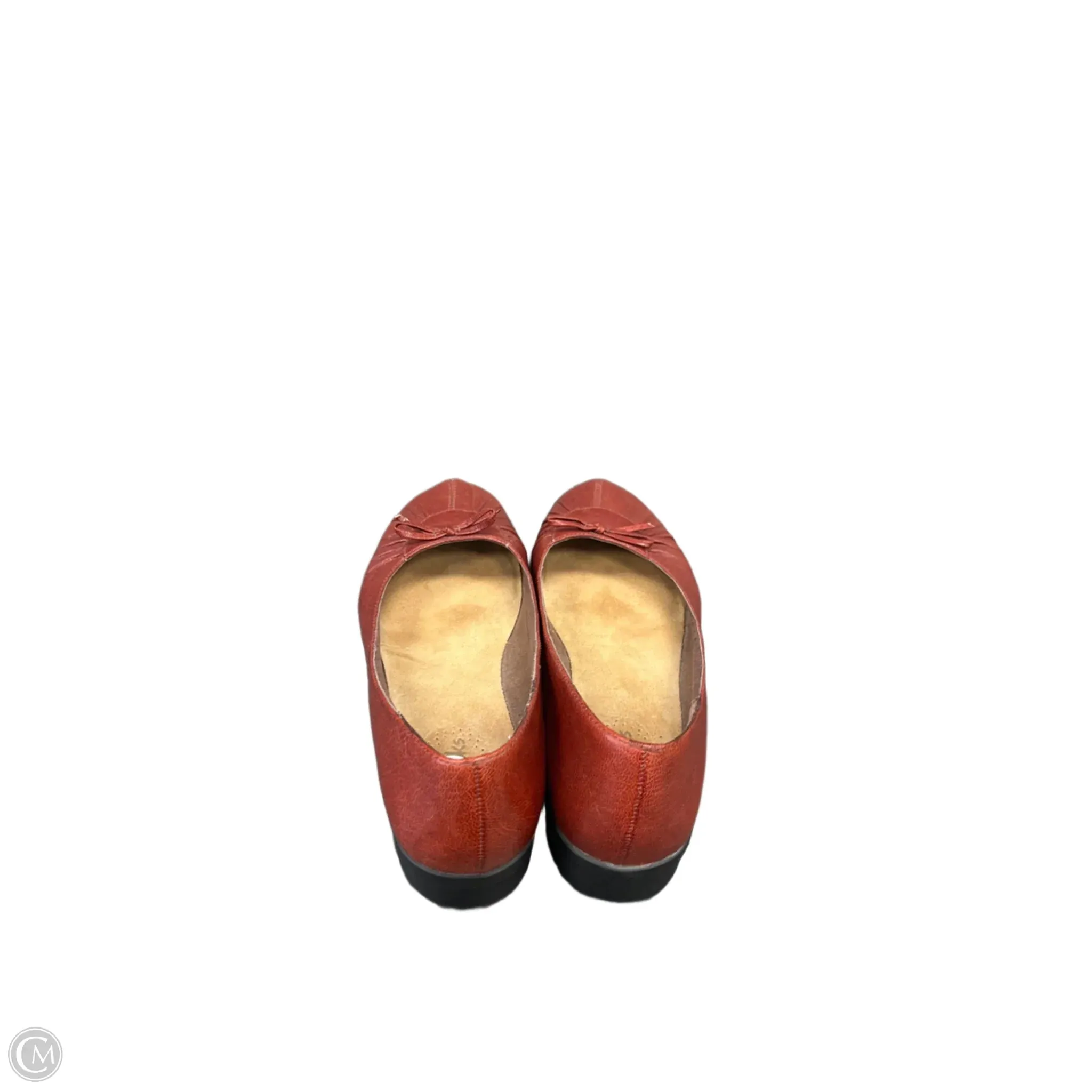 Shoes Flats By Clarks In Red, Size: 7.5 clarks