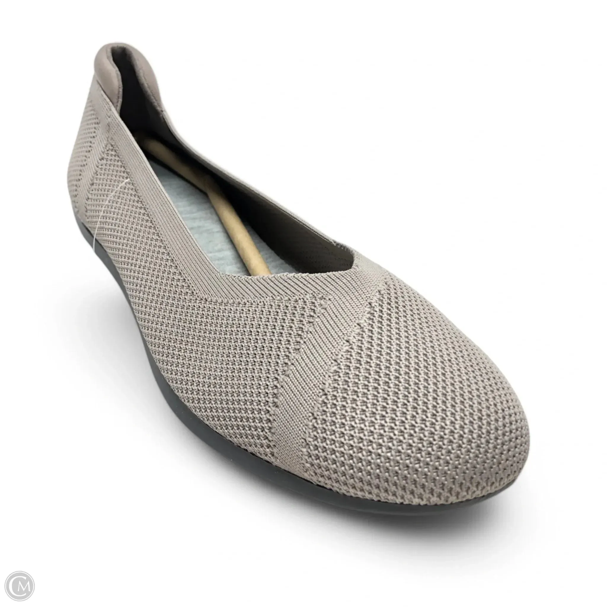 Shoes Flats By Clarks In Taupe, Size: 9 clarks
