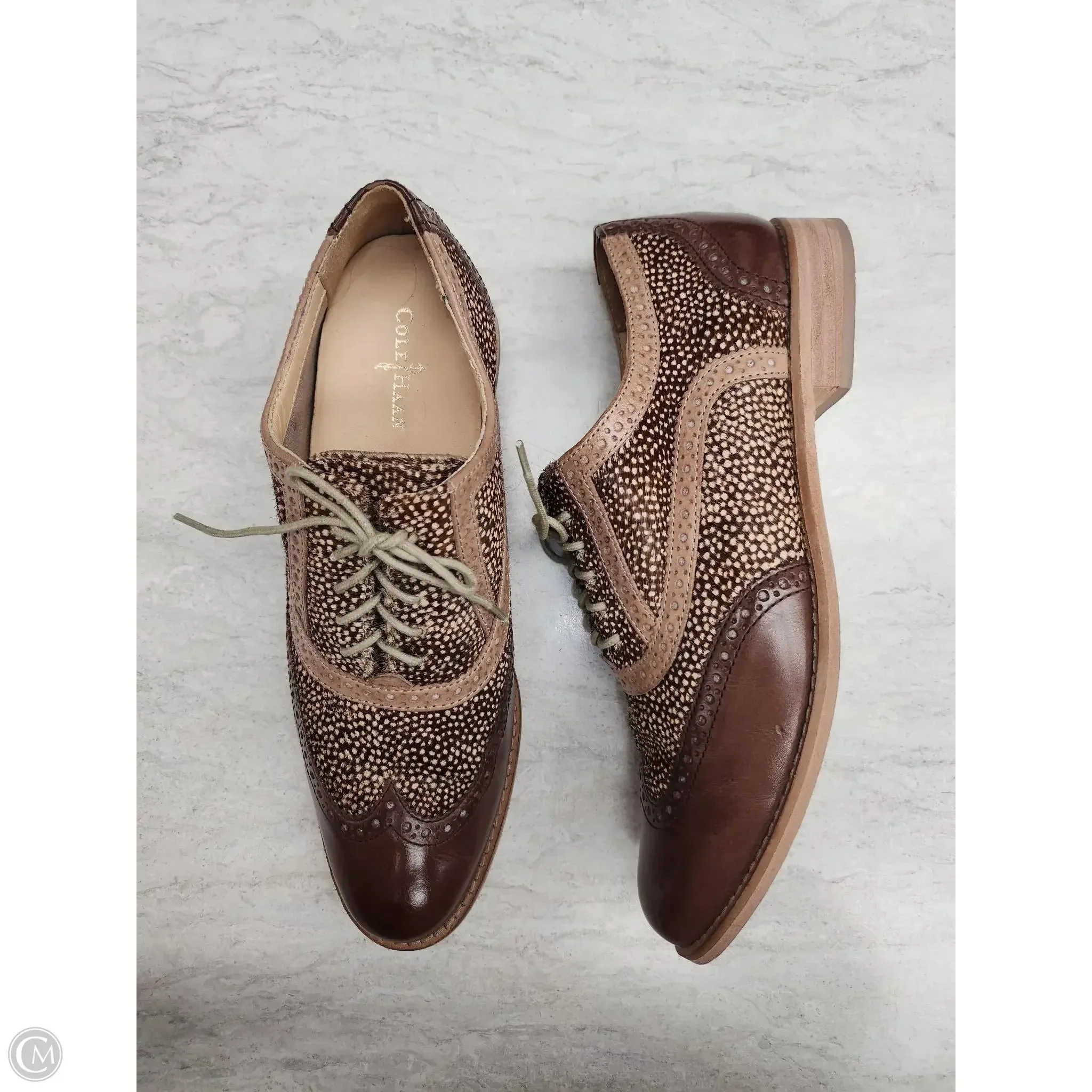 Shoes Flats By Cole-haan In Brown, Size: 9.5 cole haan