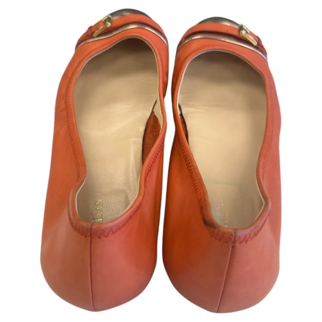 Shoes Flats By Cole-haan In Orange, Size: 9.5 cole haan