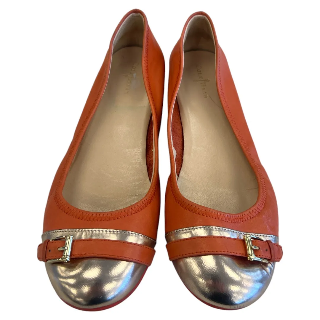 Shoes Flats By Cole-haan In Orange, Size: 9.5 cole haan