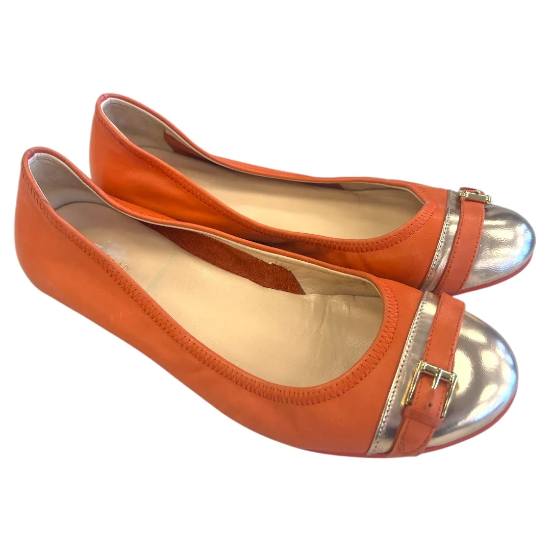 Shoes Flats By Cole-haan In Orange, Size: 9.5 cole haan