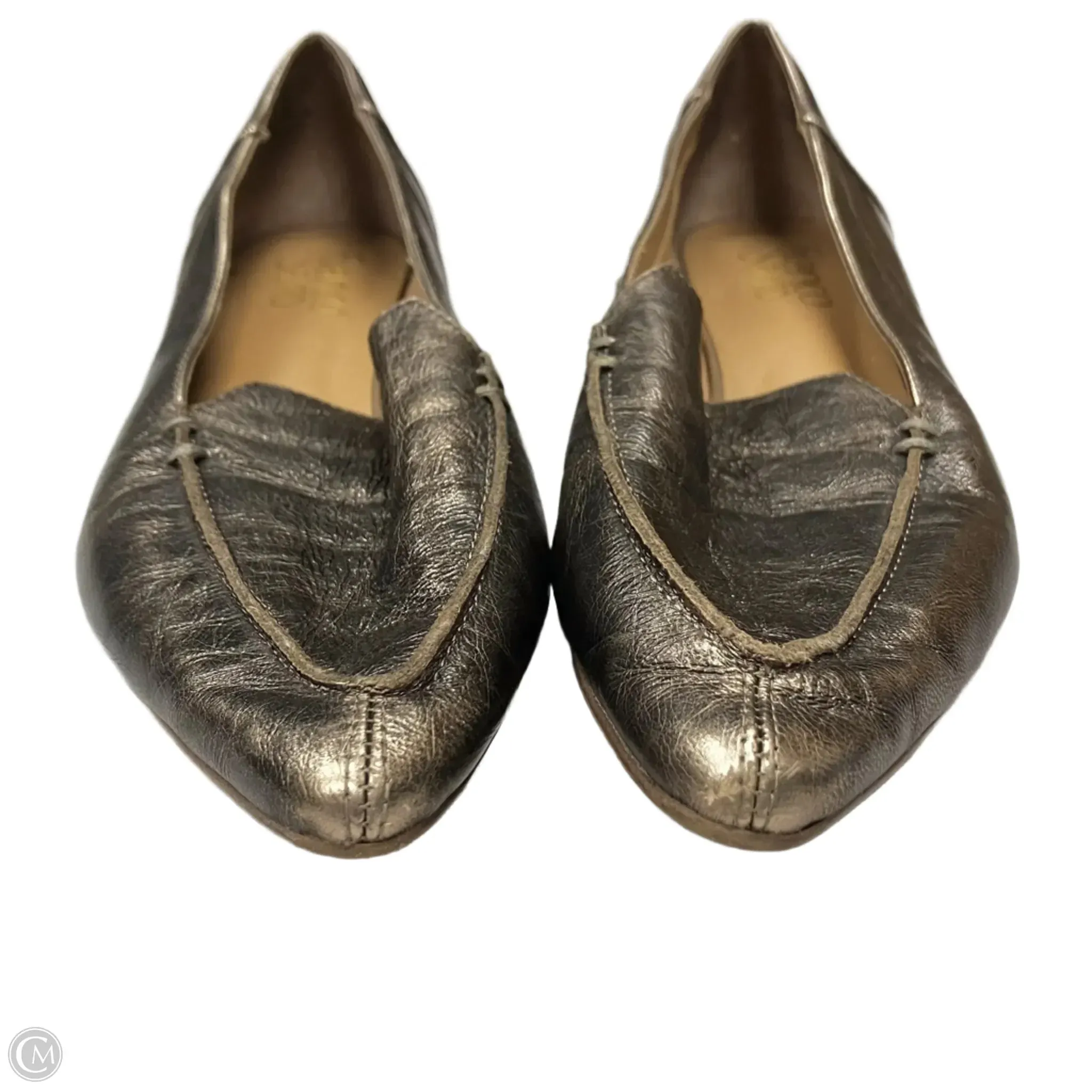 Shoes Flats By Franco Sarto In Bronze, Size: 7 franco sarto
