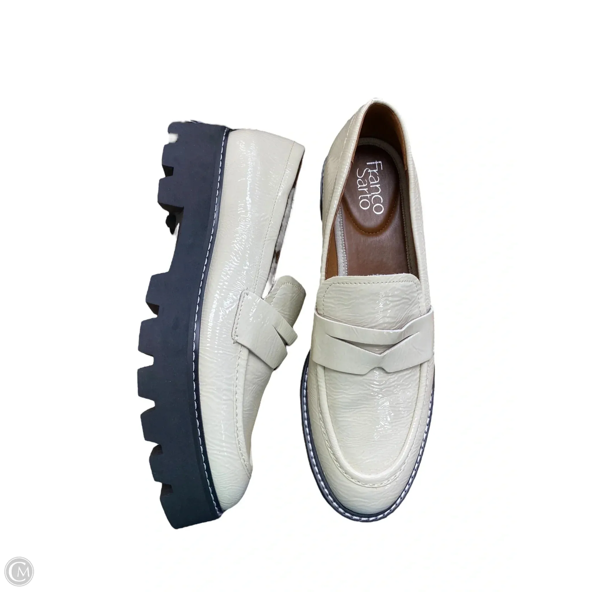 Shoes Flats By Franco Sarto In Cream, Size: 8.5 franco sarto