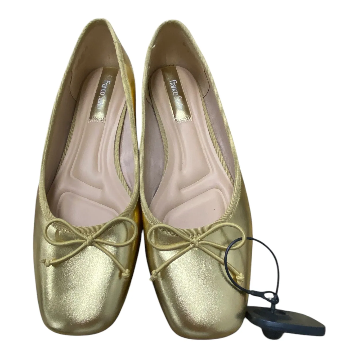 Shoes Flats By Franco Sarto In Gold, Size: 9 franco sarto
