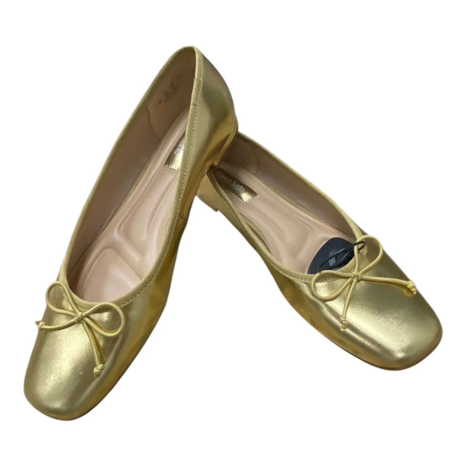 Shoes Flats By Franco Sarto In Gold, Size: 9 franco sarto