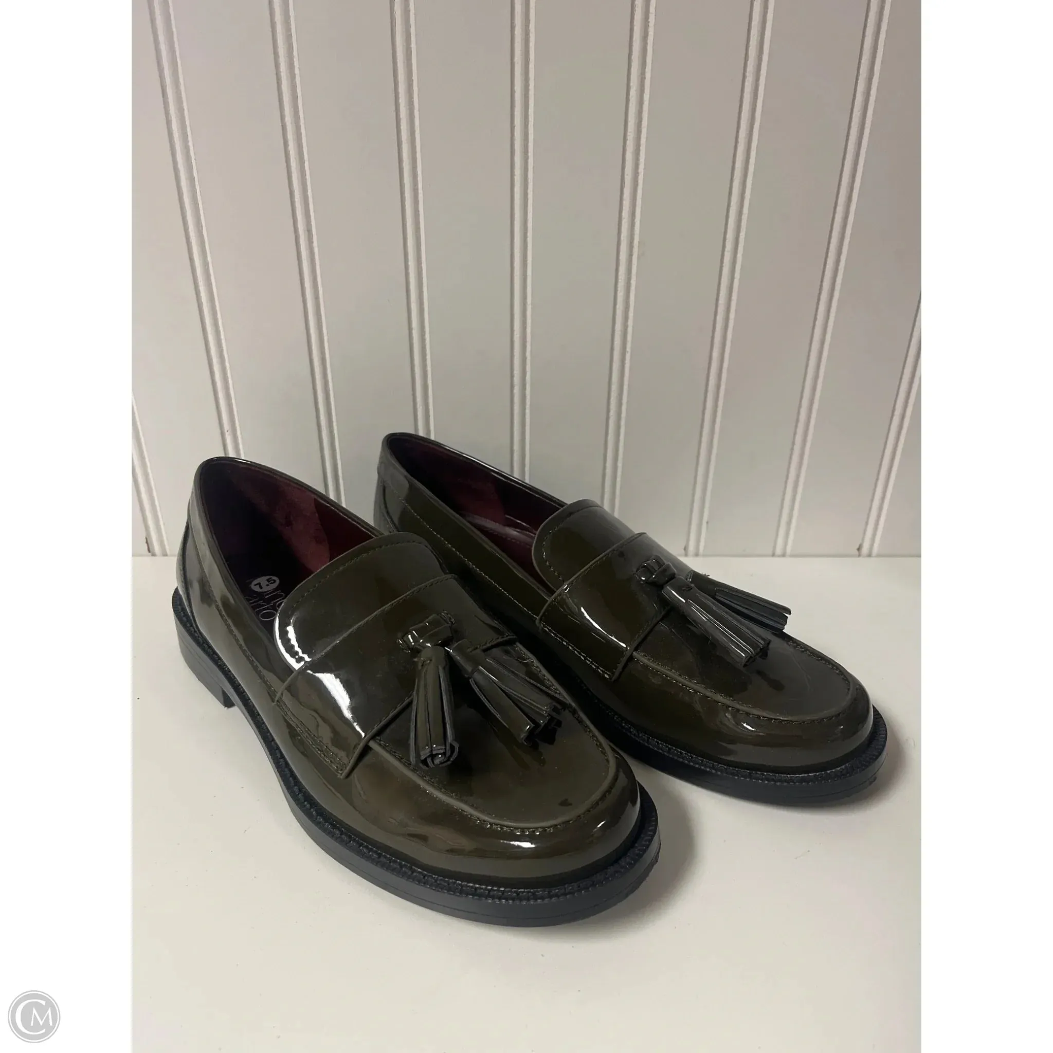 Shoes Flats By Franco Sarto In Green, Size: 7.5 franco sarto