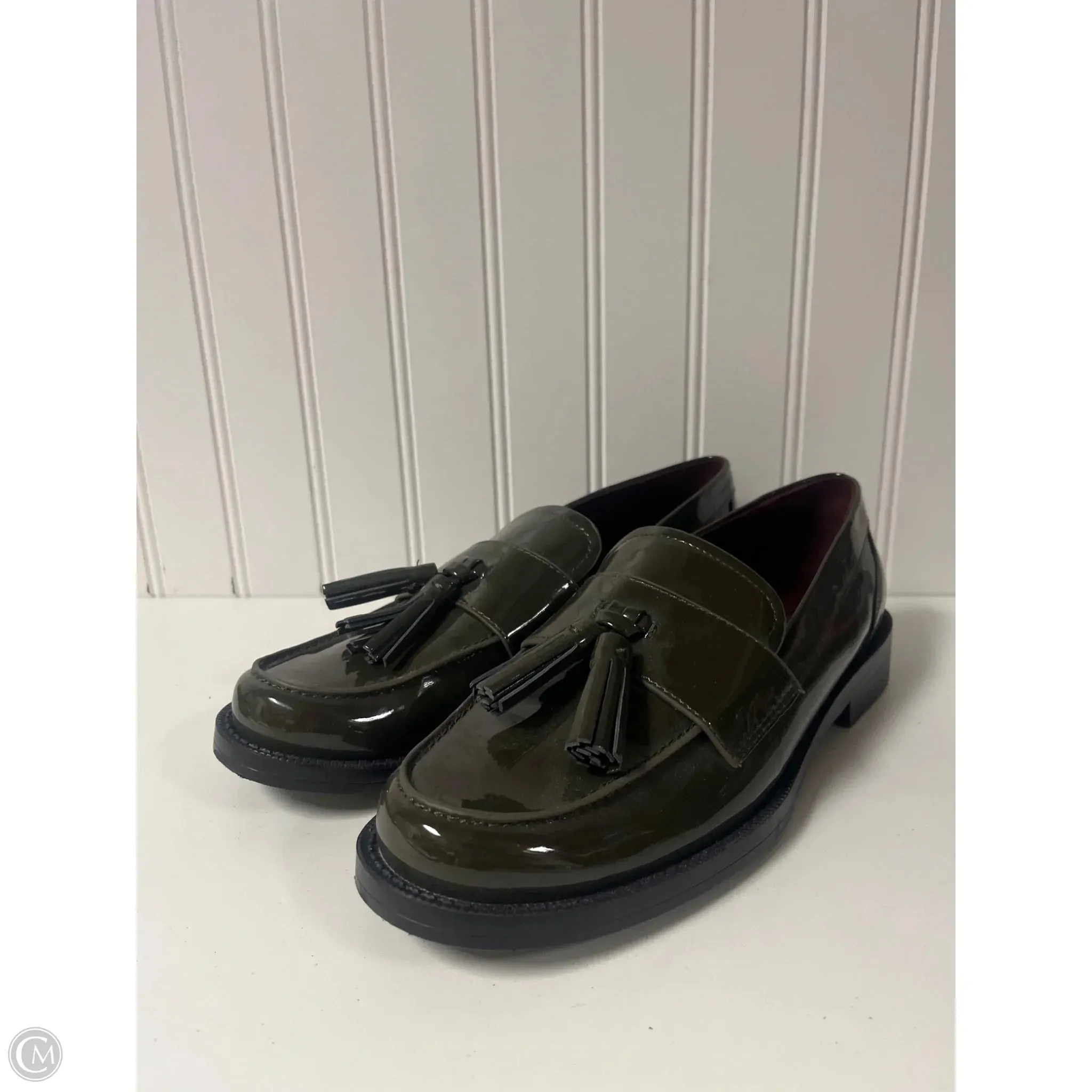Shoes Flats By Franco Sarto In Green, Size: 7.5 franco sarto