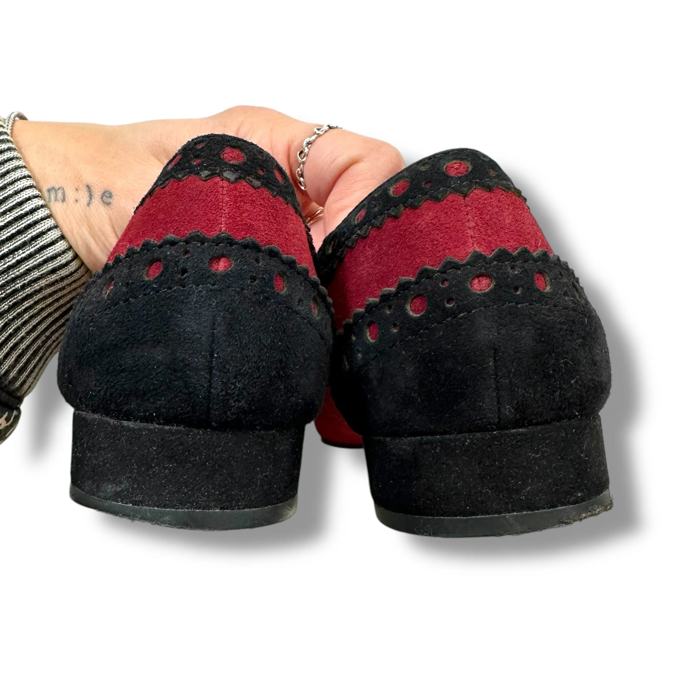 Shoes Flats By Franco Sarto In Maroon, Size: 7 franco sarto