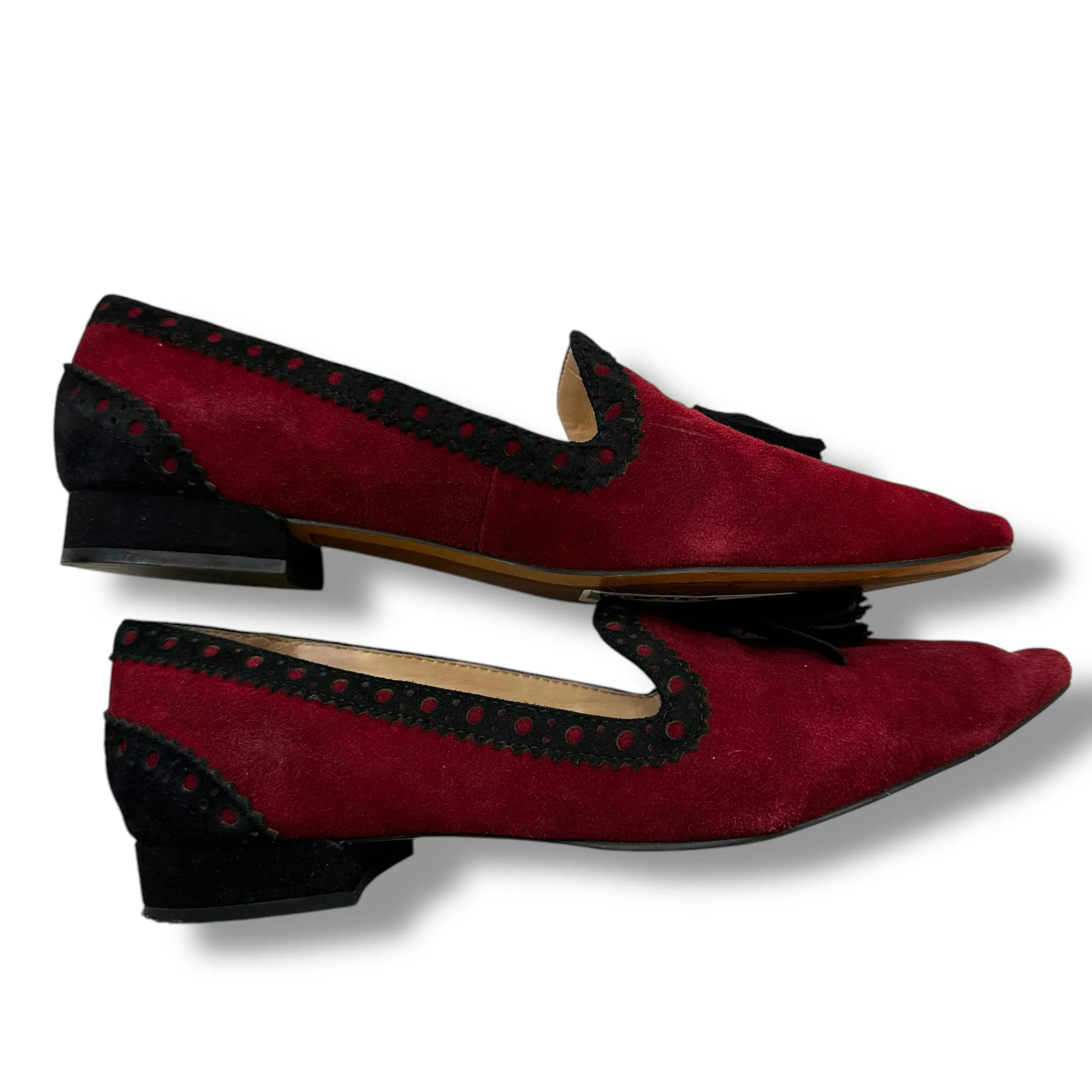 Shoes Flats By Franco Sarto In Maroon, Size: 7 franco sarto