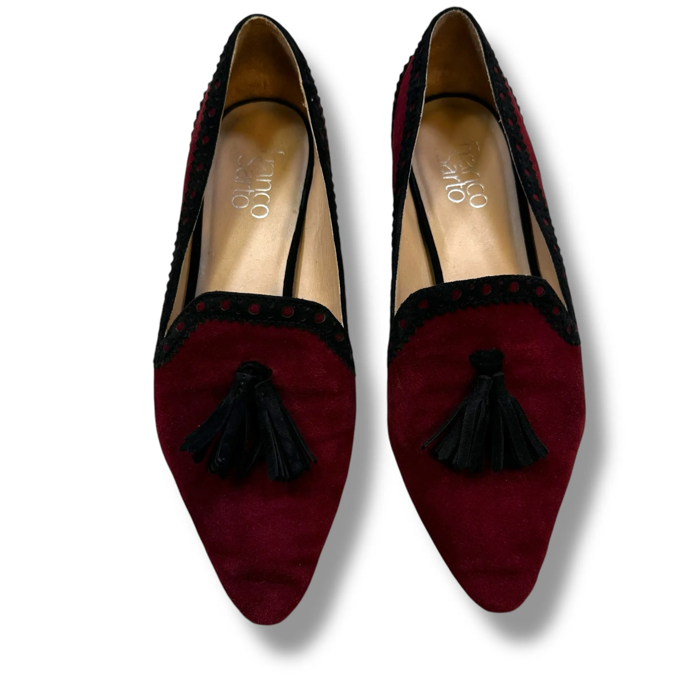 Shoes Flats By Franco Sarto In Maroon, Size: 7 franco sarto