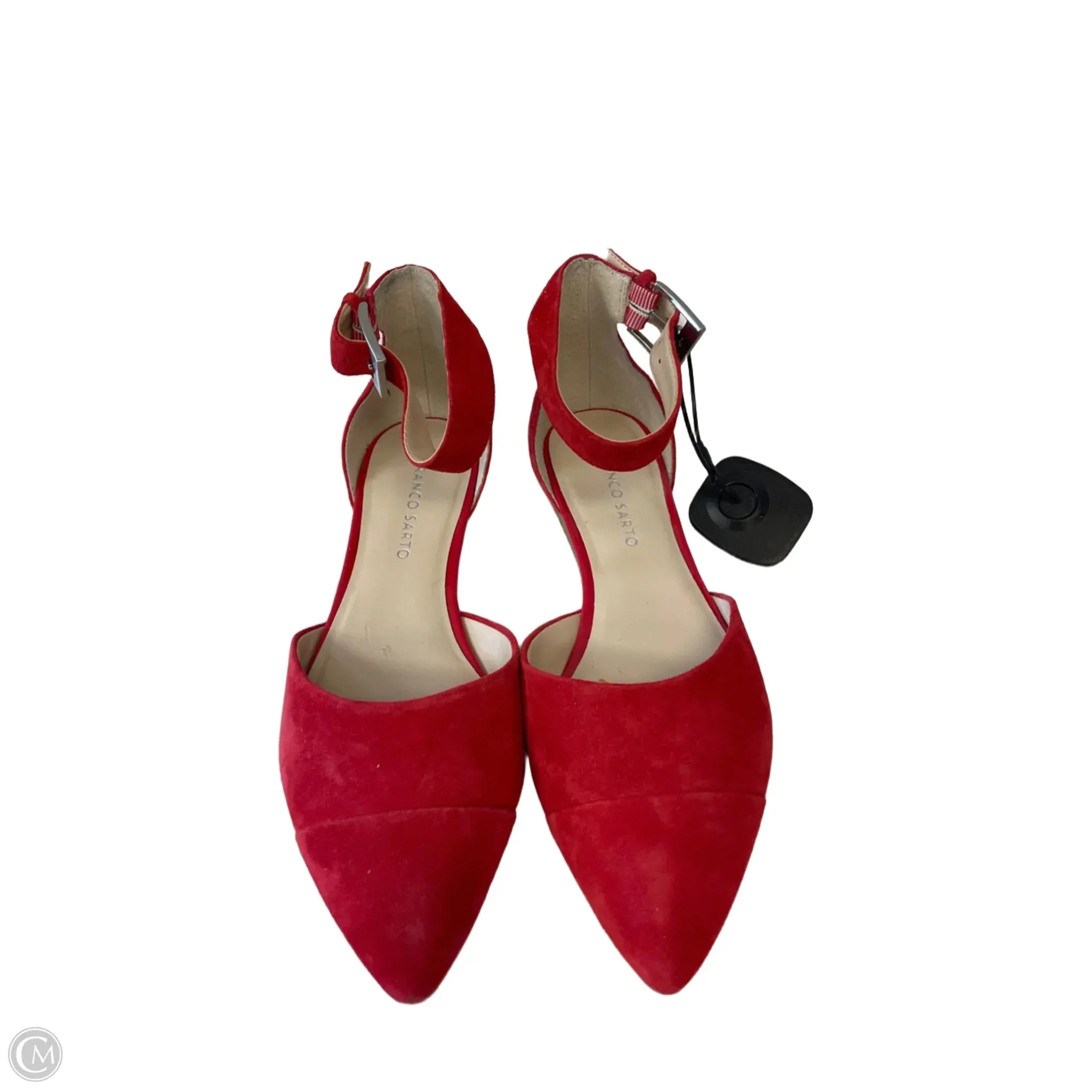 Shoes Flats By Franco Sarto In Red, Size: 7.5 franco sarto