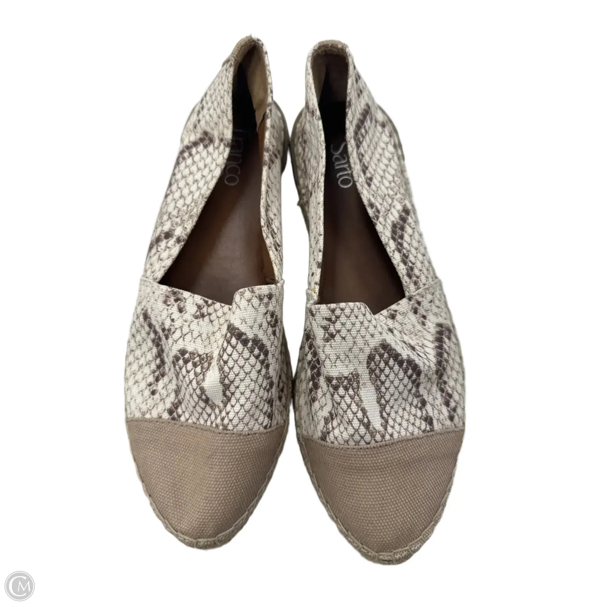 Shoes Flats By Franco Sarto In Snakeskin Print, Size: 9.5 franco sarto